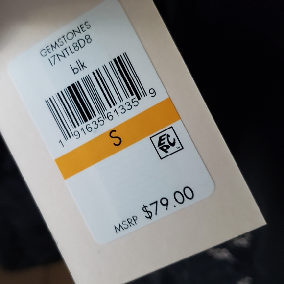 NWT Ivanka Trump Black Lace Ruffle Trim Blouse - Picture 6 of 7